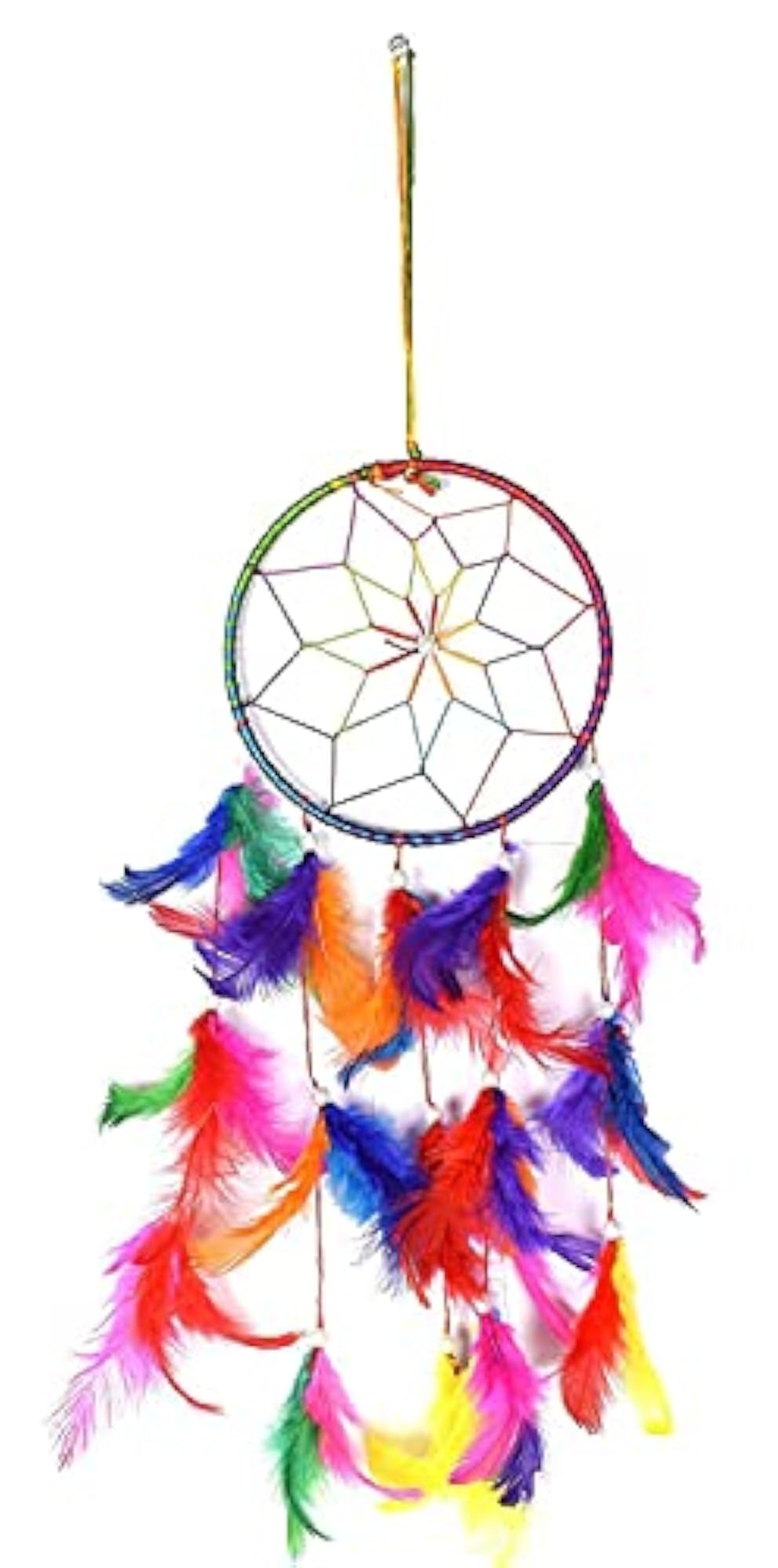 Handmade Beaded Dream Catcher Wall Hanging